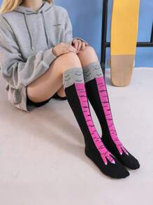 青少年搞笑搞笑玩具鸡爪袜 - 彩色 - 查看 3