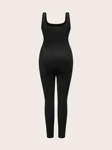 Modmama 2 pièces Ensemble de maternité : Chemise boutonnée à manches longues de couleur unie et pantalon-combinaison, décontracté