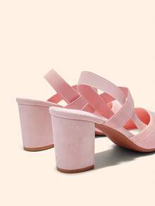 CUCCOO BASICS CUCCOO Summer Fashion Versatile Minimalist High Heel Pumps - Pink - View 7