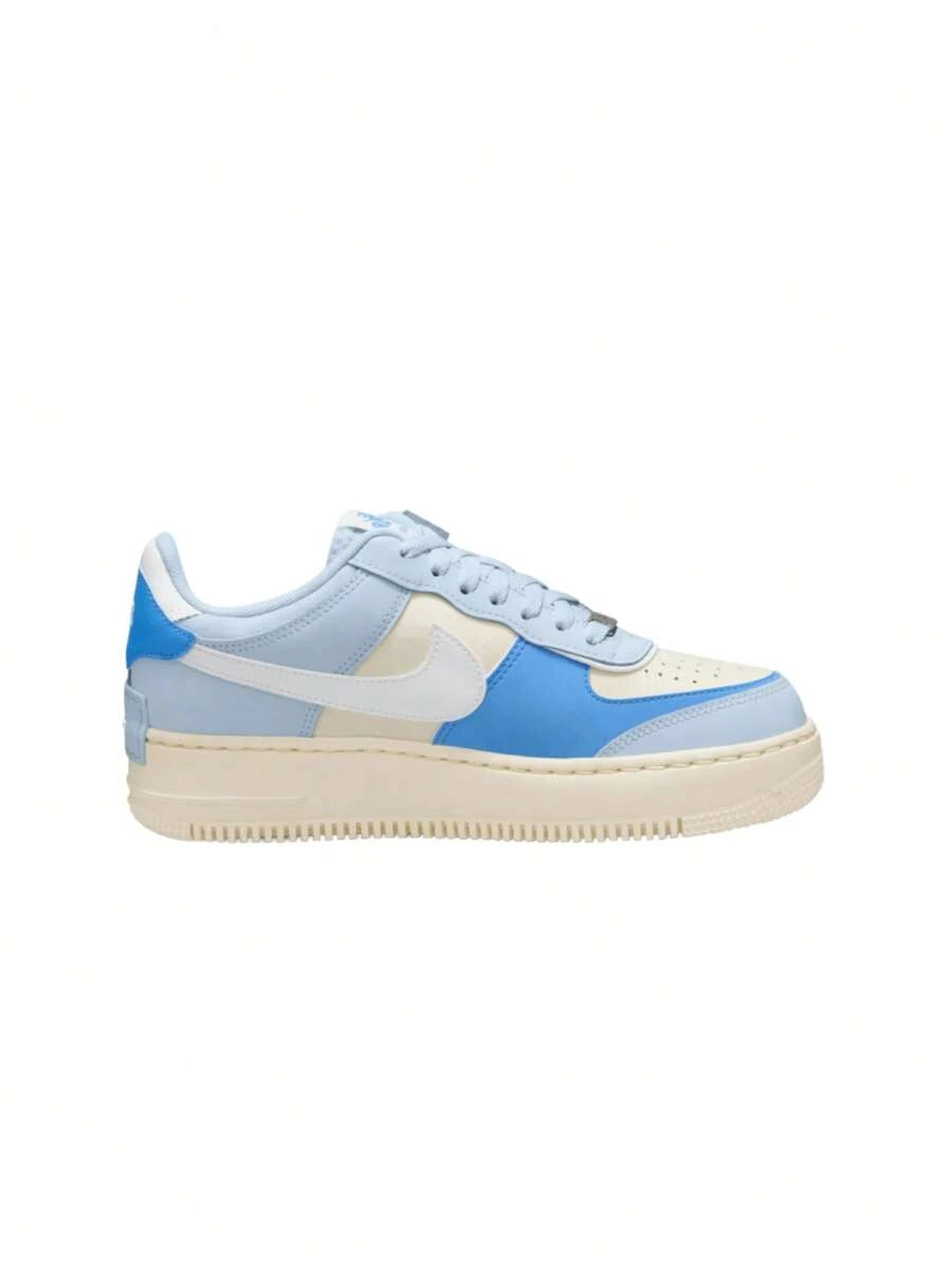 Nike AF1 Shadow - 时尚百搭休闲运动鞋 - 藍色/大學藍/帆白/白色 - 查看 1