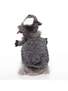 PETSIN Trang phục hóa trang Koala Halloween, trang phục dễ thương cho thú cưng - Màu xám đen - Xem 3
