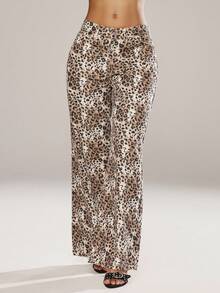 Jeanoix 女士豹纹时尚牛仔裤 - 彩色 - 查看 7