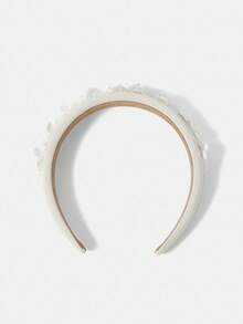 MOTF PREMIUM FAIXA DE CABEÇA COM FANTASIA DE PLANTAS - Branco - Ver 8