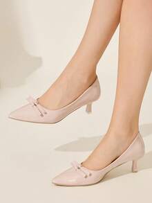 CUCCOO CHICEST Women's Fashionable And Elegant High Heel Pumps - Apricot - View 8