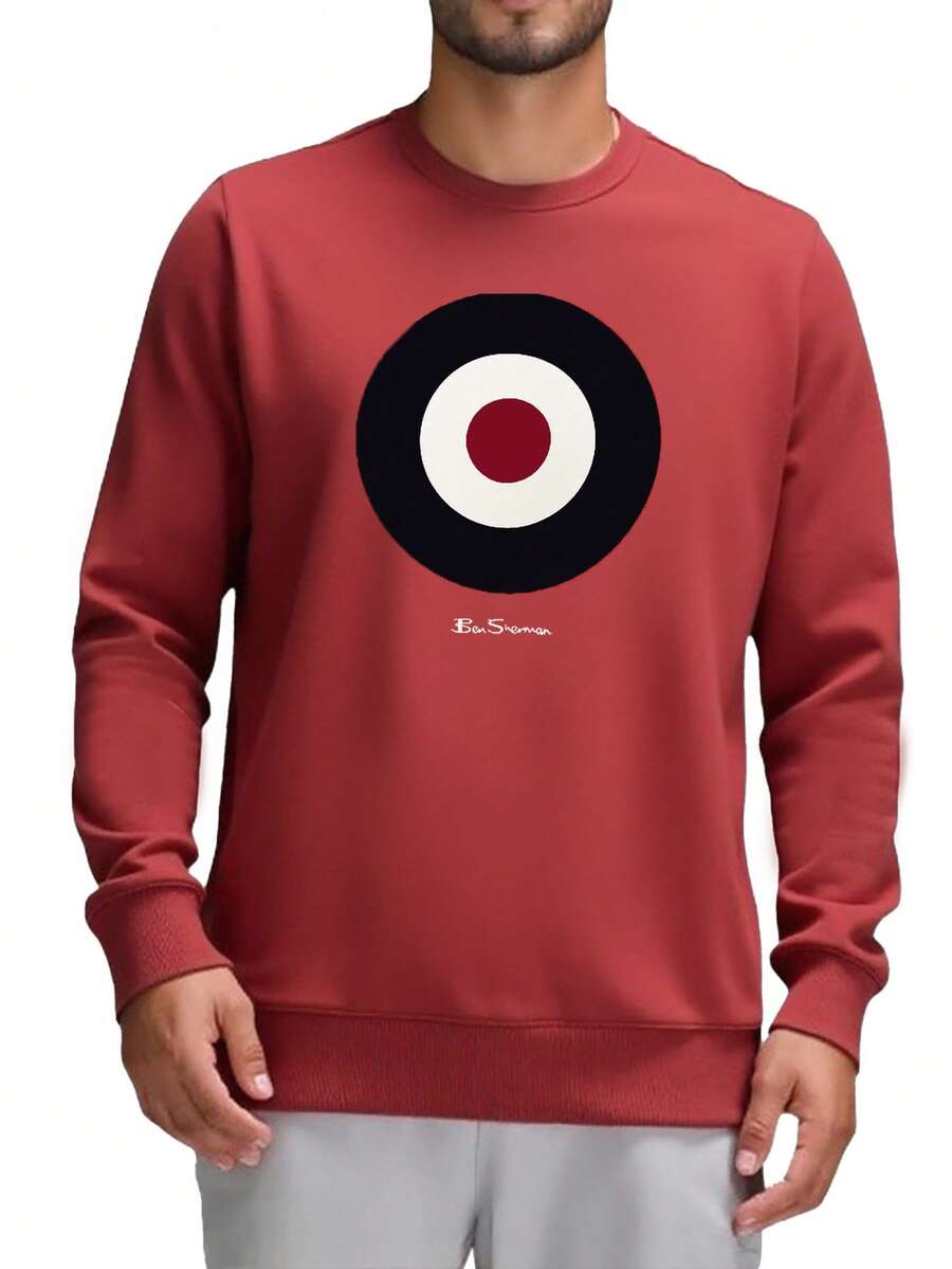 Ben Sherman 男士卫衣 - 紅色 - 查看 1