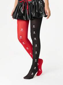 Grunge Punk Quần tất/Quần bó/Quần legging nữ - Nhiều màu - Xem 2