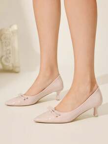 CUCCOO CHICEST Women's Fashionable And Elegant High Heel Pumps - Apricot - View 3