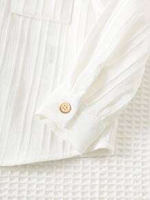 Cozy Pixies 男婴圆领长袖开衫上衣和松紧腰裤两件套；男婴格子套装；男婴亚麻套装；男童套装；男婴休闲套装；男婴感恩节套装；男婴长裤配衬衫；男婴千鸟格裤；男婴秋冬装 - 彩色 - 查看 6