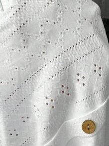 SHEIN Maternity Daisy Print Patchwork Design Button Down Long Sleeve T-Shirt For Vacation   Work/Office Maternity Top Maternity Clothes Flower Top Daisy Top Cottagecore Maternity Fall Women Clothes  Going Out Tops Women    Fall Women Clothes  Button Up Shirt Women  Graphic Women Tees - Black - View 6