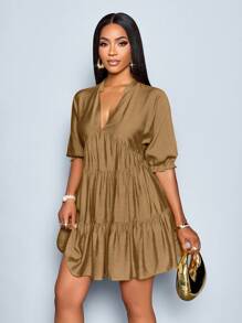 SOLERSUN 夏季服装 夏季服饰 演唱会服装 女士狂欢服装 节日度假服装 女士商务休闲沙滩装 女士度假服装 女士办公室服装 复古风 女士波西米亚风 - 棕色 - 查看 6