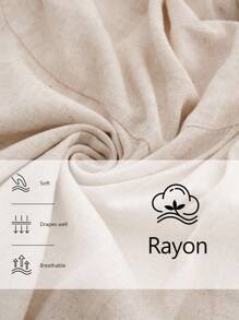 Aalyst Women's Elegant Minimalist High-End Casual Vacation Commute Comfortable Solid Color Linen Round Neck Front Pleated Metal Decor Elastic Waist Long Sleeve Maxi Dress, Spring/Autumn/Winter Fall Cloth For Women