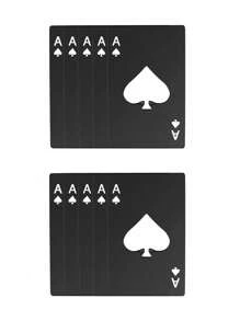 10pcs Of Creative Personalized Beer Bottle Openers In Any Two Color Combinations, Stylish Card Design, Portable, Exquisite And Durable, Suitable For Various Occasions,Great Holiday Gift