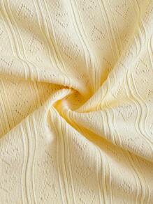 PetitDoll 女士甜美蕾丝拼布吊带背心 - 黃色 - 查看 7