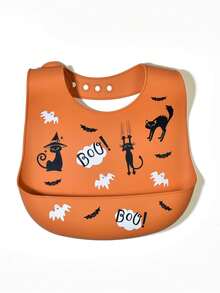 Cozy Pixies 1-Piece Baby Bib Halloween Model, Washable And Easy To Clean (One Of The Three Will Be Shipped Randomly) - Multicolor - View 11