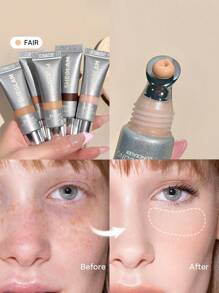 SHEGLAM Correcteur RafraîChissant Bright Eyes-Applicateur MéTallique RafraîChissant Correcteur Liquide Mat Couverture Longue DuréE Correcteur De Couleur éClaircissant Correcteur Ultra-Hydratant LéGer Concealer Remise De DiplôMe Anniversaire Vacances Haut ÉTé Automne Y2K ÉLéGant Mode Femmes Marque Maquillage CosméTique Beauté Visage FêTe Plage Voyage Camping Rituals Plein Air ÉCole Campus Excursion Festivals DéCoration Cadeau PréSent Rose Fille Cosplay Jeux Meilleur Couleur Charme Ambiance