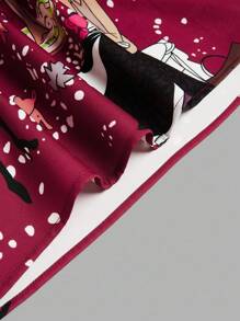 EMERY ROSE Váy chữ A in họa tiết đa năng thường ngày cỡ lớn dành cho nữ - Nhiều màu - Xem 7