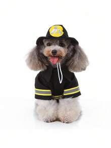 PETSIN Halloween Cosplay Firefighter Pet Costume