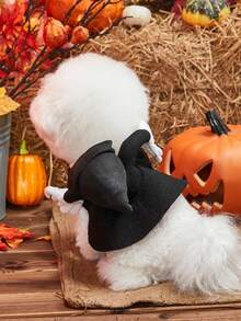 Disfraz de Segador Siniestro para mascotas en Halloween - Negro - Ver 7