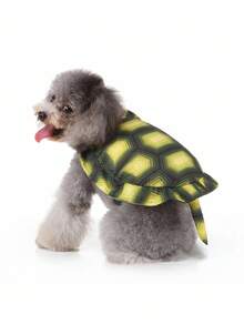 PETSIN 万圣节宠物乌龟服装可爱狗狗服装 - 綠色 - 查看 1