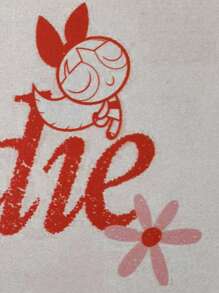 THE POWERPUFF GIRLS X SHEIN Diatomite Bath Mat Cartoon Non-Slip Bathroom Rug, Quick-Dry Absorbent Mat - Multicolor - View 6