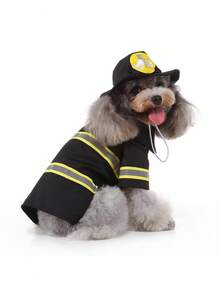 PETSIN Halloween Cosplay Firefighter Pet Costume