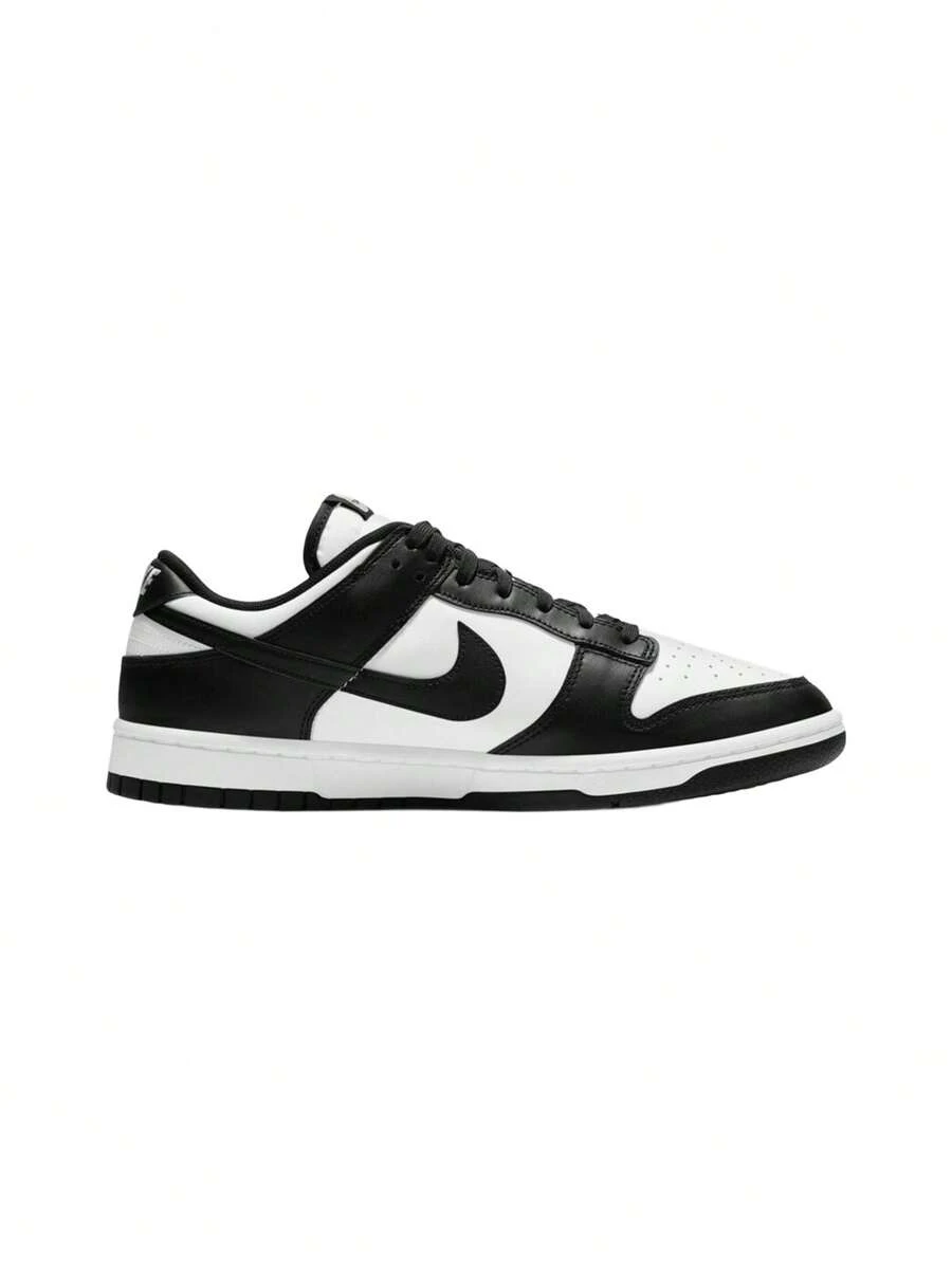 Nike Dunk Low 男士运动鞋 DD1391 - White/White/Black - 查看 1