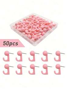 20/50 Count Push Pins, Thumb Tacks,Suitable For Cork Board,Wall Hanging, Bulletin Board, Christmas Decoration - Multicolor - View 25