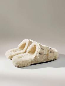 Solecia Women's Round Toe Brogues With Tassels And Full Rhinestones, Double Buckle Strap Flat Comfortable Shoes For Daily, Party, Commute, Fashion Versatile For Christmas - Pink - View 5