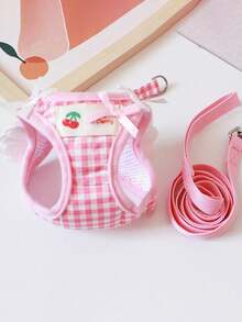 PETSIN 1 petit harnais de poitrine avec ailes pour Teddy, Bichon, Chat, Petit Chien. Laisse de promenade à la maison, Harnais de poitrine pour petit chien à l'extérieur, Laisse pour animal de compagnie - Multicolore - Voir 13