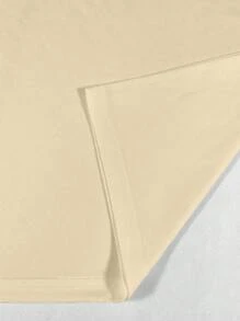 SHEIN Camiseta casual de mujer con estampado de mariposa y hombros caídos, para verano - Albaricoque - Ver 4