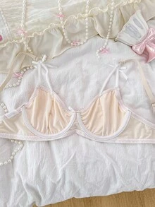 PetitDoll Supportive Thin Padded Bra (With Underwire) - Apricot - View 2