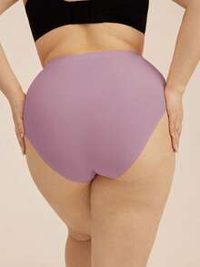 LUVLETTE Paquete de 3 bragas de cintura alta suavizantes para mujer, ropa interior básica - Secado rápido - Vibraciones de yoga - Multicolor - Ver 3