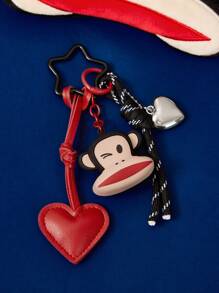 Paul Frank X SHEIN Fashion Bag Decoration Hanger, Personalized Gift - Multicolor - View 2