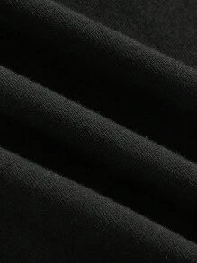 Tseoso 2件黑白休闲长袖修身长T恤套装，适合秋冬季，95%纯棉 - 黑與白 - 查看 9