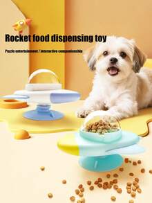 PETSIN 1 Stück automatischer Futterautomat für Haustiere, Katzen- und Hundespielzeug, interaktiver Leckerchen-Ball, Selbstunterhaltung und Langeweile-Erleichterung, intelligenter Futterspender zum Fressen und Spielen, Haustier-Spielzeug