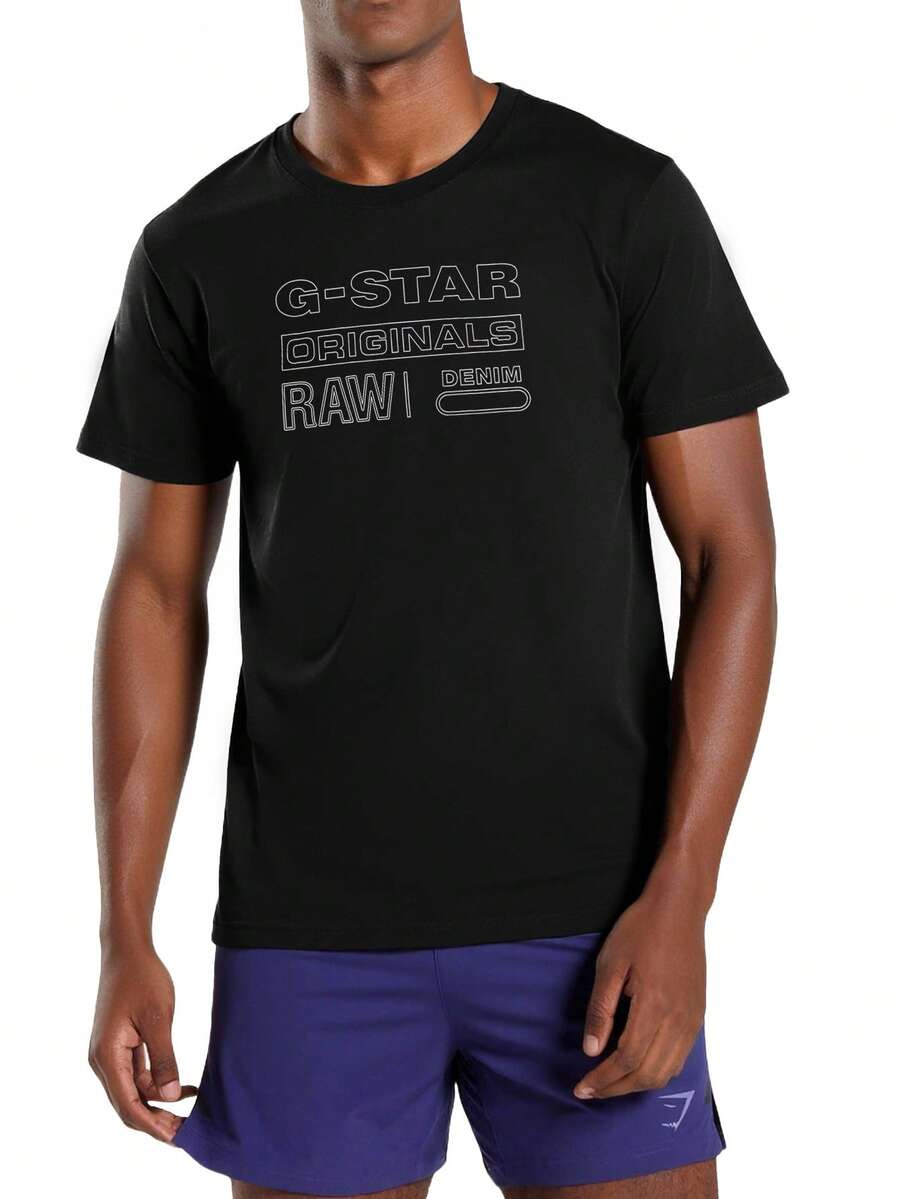 G-Star Camisetas para hombres - Negro - Ver 1