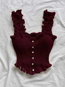 Soleia Women's Romantic Casual Holiday Knit Top,Tops For School