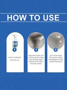 1 PC/120 ML Stain Removal Foam Cleaner Multi-Purpose Household Cleaning Moldy Wall Tile Cleaner Quickly Dissolves Stubborn Stains, Making Cleaning Easy The Foam Covers All Areas, Ensuring That Every Corner Can Be Cleaned In Place