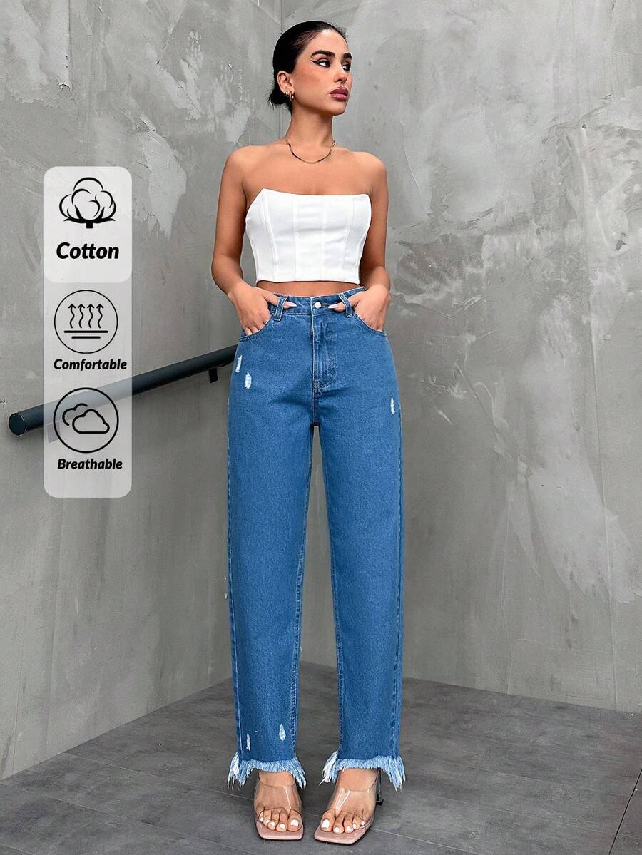 RueChic Model 17762-3-5, Art 3144 - Medium Wash - View 1