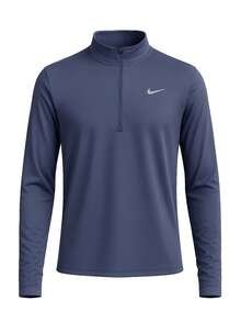 Nike Pacer Dri-Fit 1/2-Zip - Long Sleeves T-Shirt - Navy Blue - View 1