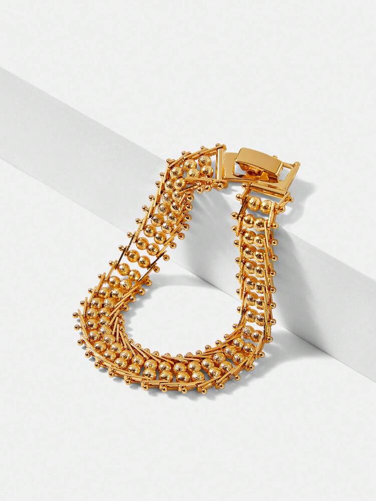 18K GOLD PLATED CASUAL STYLE BRACELET FOR WOMEN