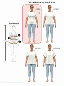 SHEIN EZwear 2 件套休闲纯色深玫瑰棕色和白色露背圆领短袖短款 T 恤，适合夏季穿着 - 彩色 - 查看 7