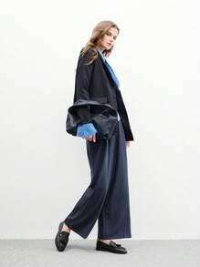 CUCCOO BIZCHIC Women's Casual Slip-On Flat Athletic Sneakers For Christmas - Black - View 10