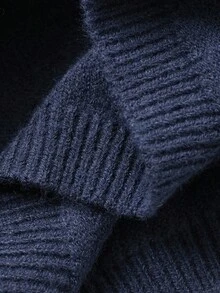 DAZY 女士纯色优雅长袖韩版毛衣秋冬