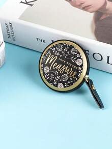 1 Piece Of 1.5-Meter Portable Telescopic Retro PU Leather Mini Tape Measure Retro Measuring Scale Retro Sewing Centimeter Inch Drum Scale