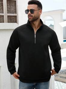 ResortEase Hommes grande taille Mode de Rue, Pull en Tricot Style Ins, Pull à Col Montant Tricoté Vêtements de Sport, Sweat-shirt-shirt Regular Fit Plein de Style de Rue Moderne, Technologique, de Luxe, Convient pour les Sorties de Rue, la Mode, les Occasions Décontractées, les Fêtes, les Sports de Plein Air, les Assortiments Quotidiens, les Cadeaux de Vacances, Unisexe, Sweat-shirt-shirt à Demi-Zip, Pull Homme, Top Homme, Automne, Top à Manches Longues