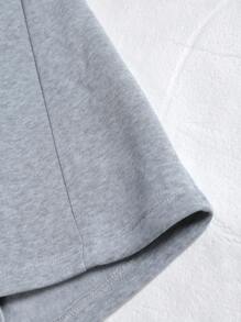 PAVTROS 男士纯色休闲宽松抽绳户外运动裤 - 灰色 - 查看 5