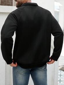 ResortEase Hommes grande taille Mode de Rue, Pull en Tricot Style Ins, Pull à Col Montant Tricoté Vêtements de Sport, Sweat-shirt-shirt Regular Fit Plein de Style de Rue Moderne, Technologique, de Luxe, Convient pour les Sorties de Rue, la Mode, les Occasions Décontractées, les Fêtes, les Sports de Plein Air, les Assortiments Quotidiens, les Cadeaux de Vacances, Unisexe, Sweat-shirt-shirt à Demi-Zip, Pull Homme, Top Homme, Automne, Top à Manches Longues