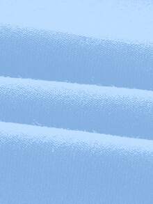 Comfortcana Bộ 2 áo thun ngắn tay cổ tròn hở lưng màu xanh dương và trắng trơn, thích hợp cho mùa xuân và mùa hè. - Nhiều màu - Xem 5