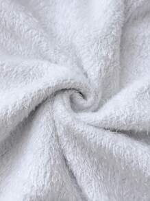 SHEIN Tween Girl Casual Comfortable Minimalist Gray Hooded Long Sleeve Knit Top, Suitable For Outings, School, Daily Gatherings, Autumn/Winter Fall - Grey - View 8